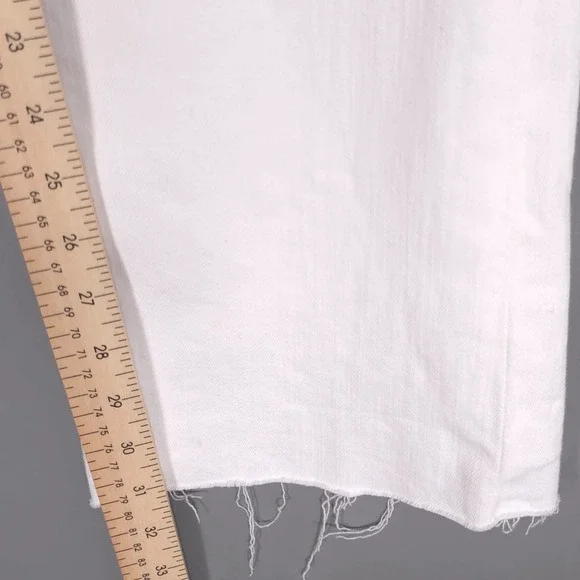 AG ADRIANO GOLDSCHMIED Women's Jeans 28R THE ANGEL Boot Cut Flare White USA MADE - Picture 6 of 15